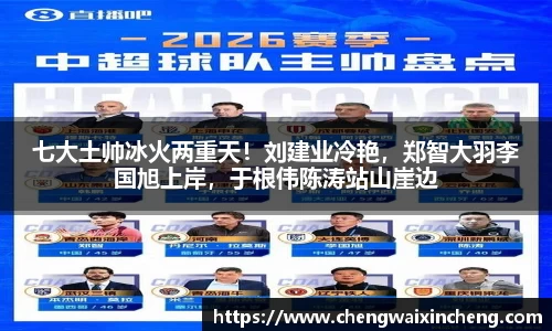 七大土帅冰火两重天！刘建业冷艳，郑智大羽李国旭上岸，于根伟陈涛站山崖边